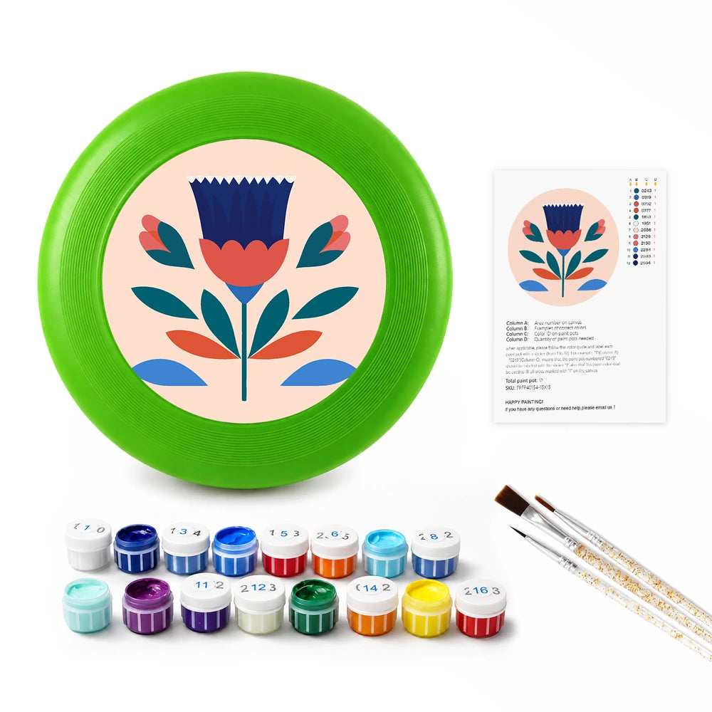 
Paint by Numbers - Frisbee | Folk Flower