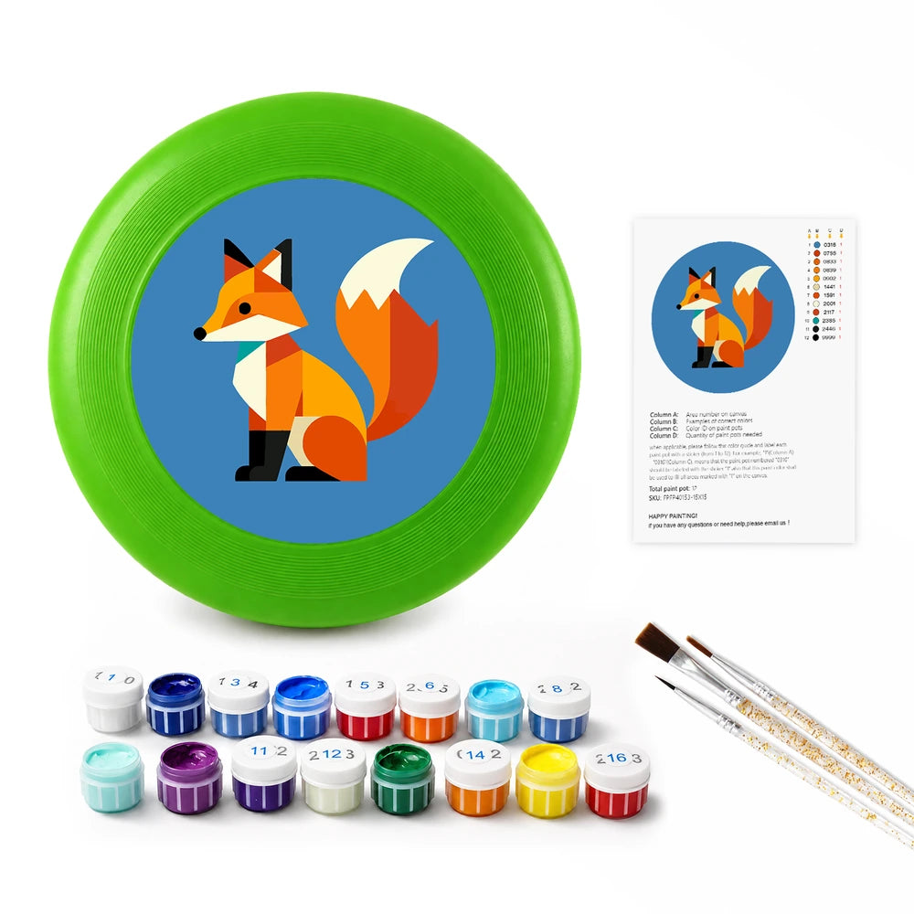 
Paint by Numbers - Frisbee | Fox in Blue