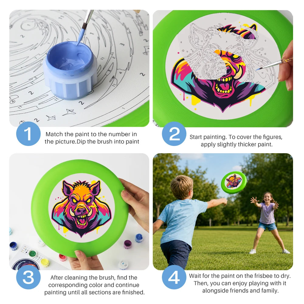 Paint by Numbers - Frisbee | Graffiti Boar