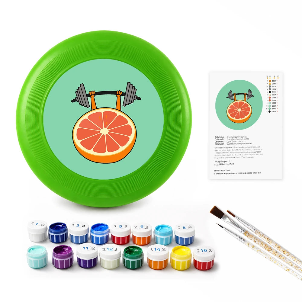 Paint by Numbers - Frisbee | Grapefruit Workout