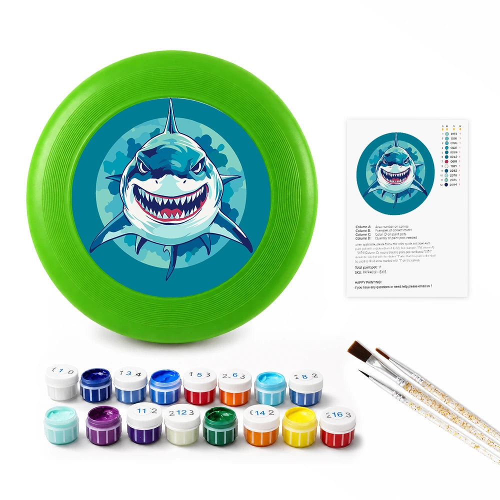 
Paint by Numbers - Frisbee | Great White Shark