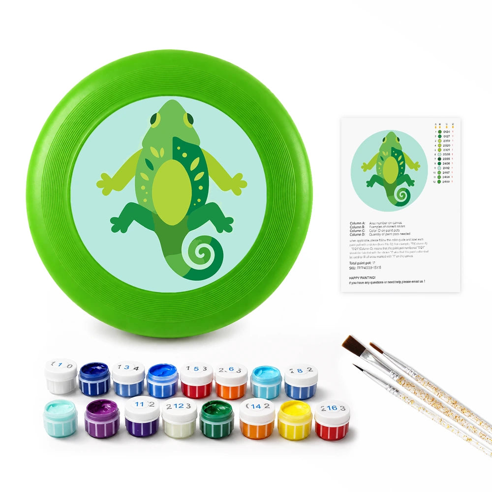 
Paint by Numbers - Frisbee | Green Gecko