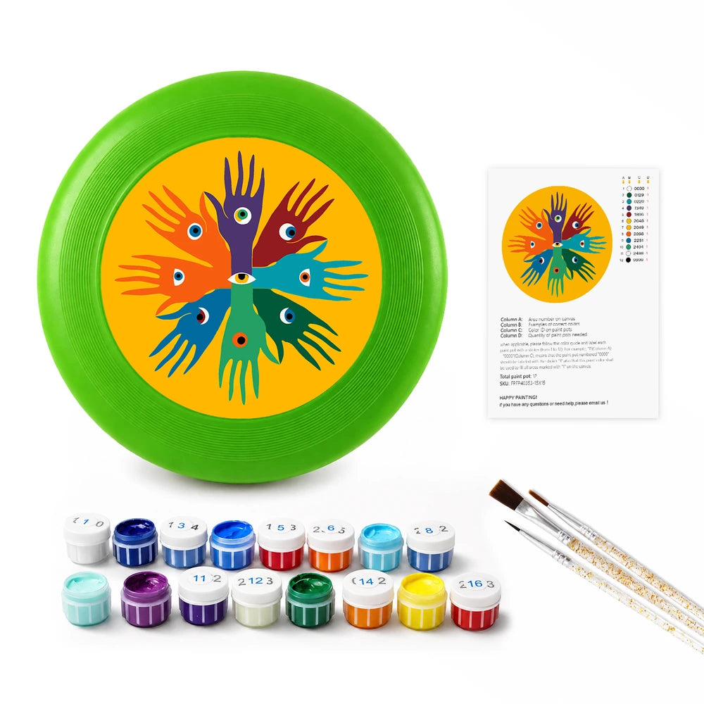 
Paint by Numbers - Frisbee | Hands and Eyes