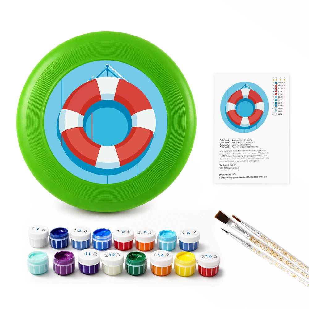 
Paint by Numbers - Frisbee | Life Ring