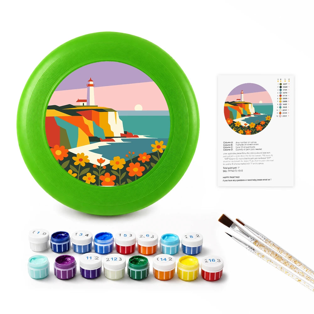 
Paint by Numbers - Frisbee | Lighthouse on the Cliff