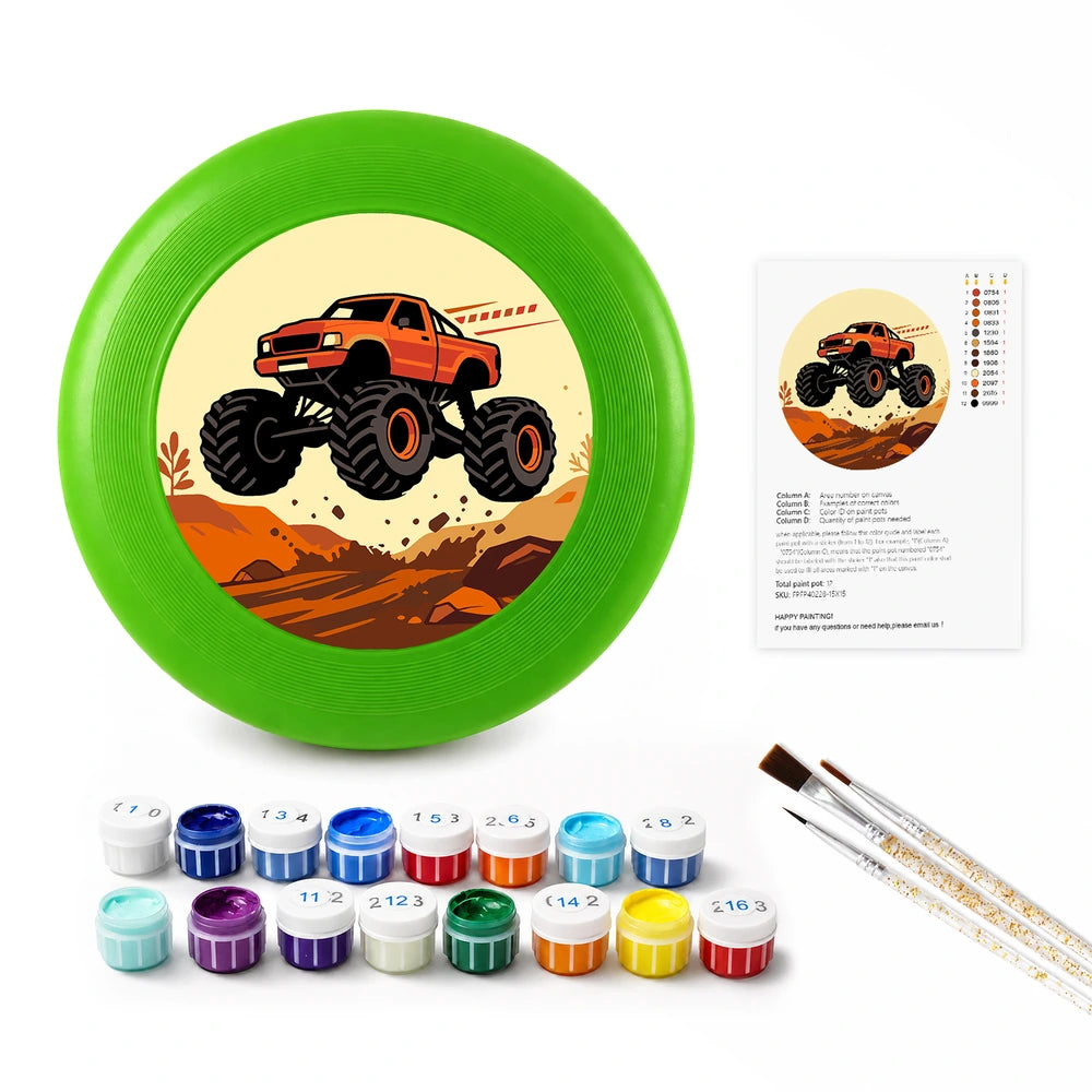
Paint by Numbers - Frisbee | Monster Truck