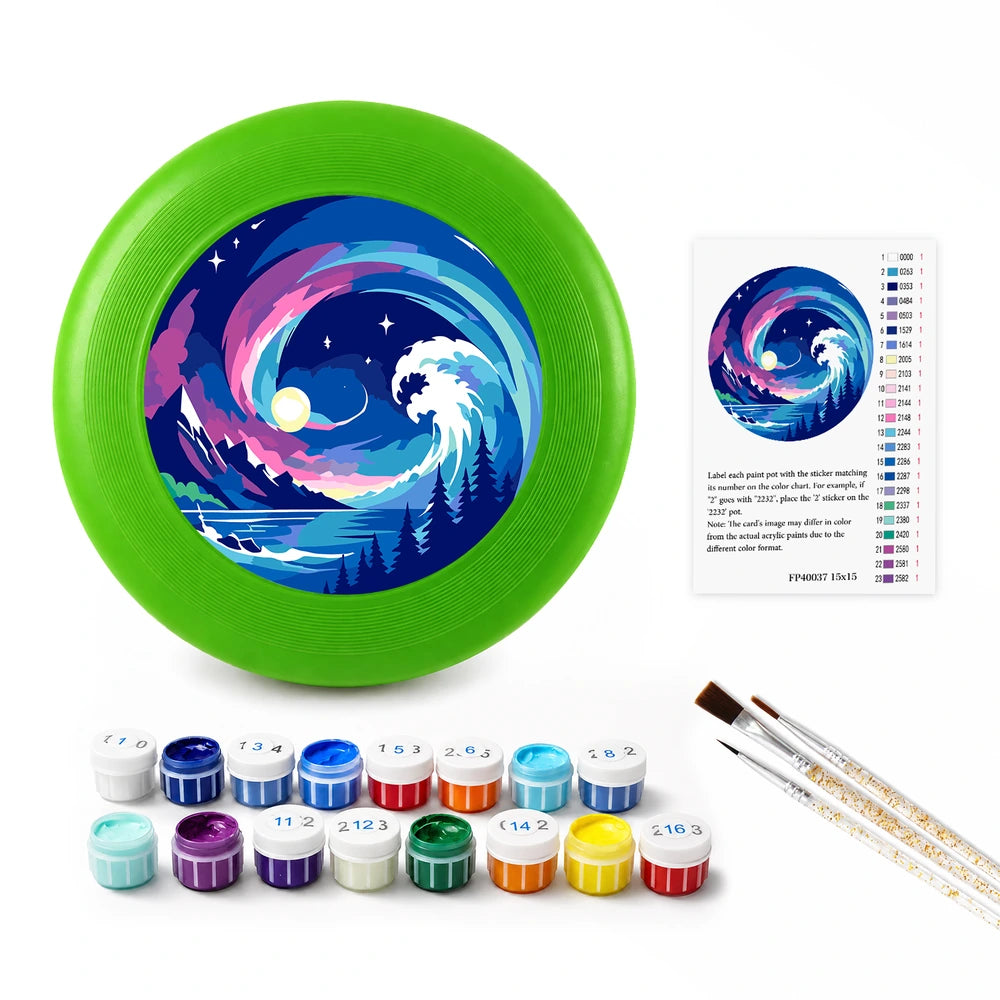 Paint by Numbers - Frisbee | Moonlit Wave