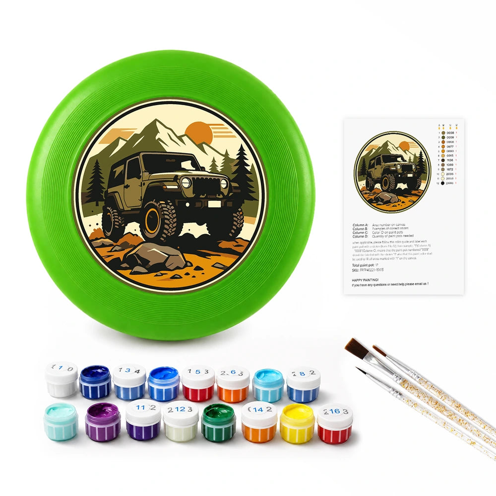 
Paint by Numbers - Frisbee | Off-Road Adventure