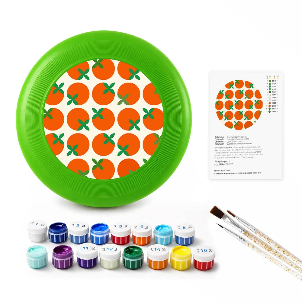
Paint by Numbers - Frisbee | Orange Grove Pattern