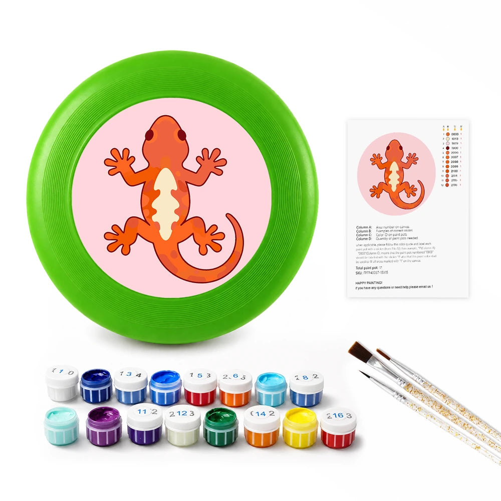 Paint by Numbers - Frisbee | Orange Lizard