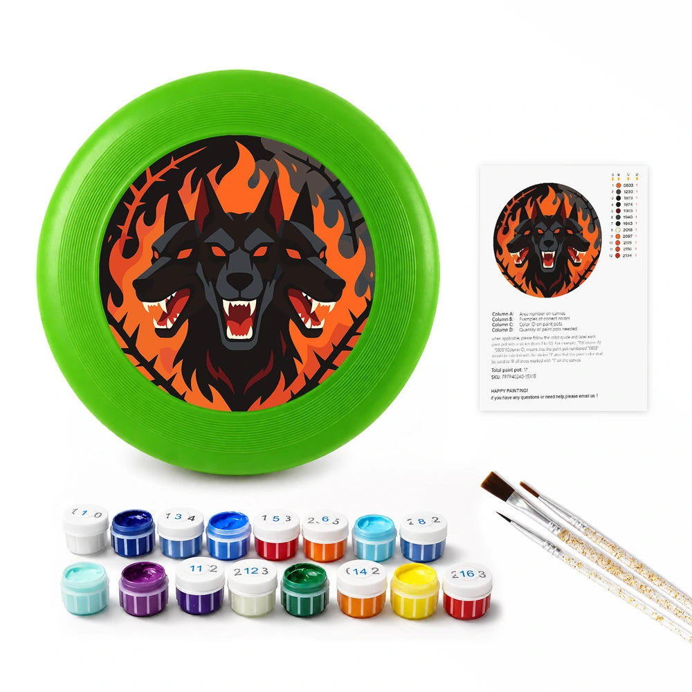 Paint by Numbers - Frisbee | Panther in Flames
