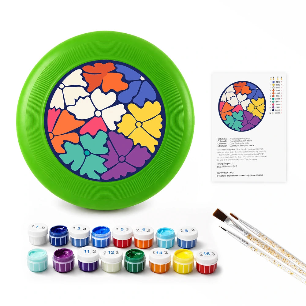 
Paint by Numbers - Frisbee | Petal Collage