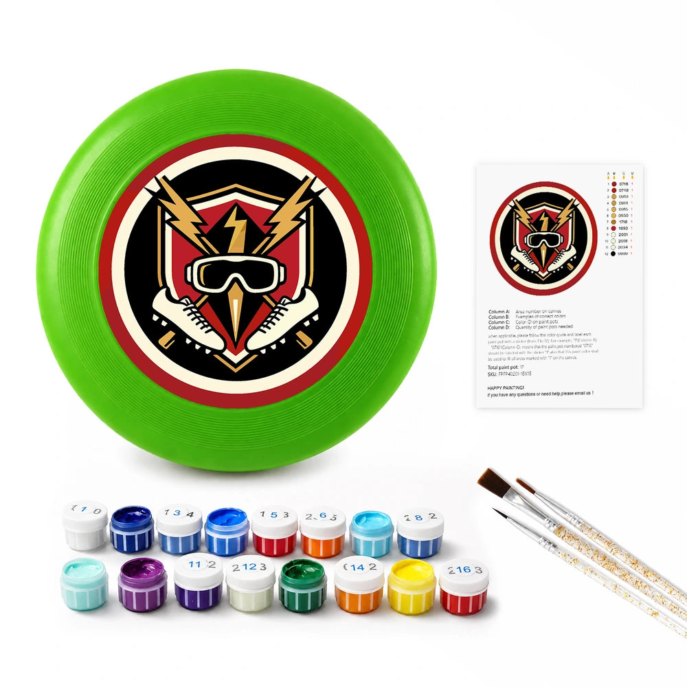 Paint by Numbers - Frisbee | Pilot Badge