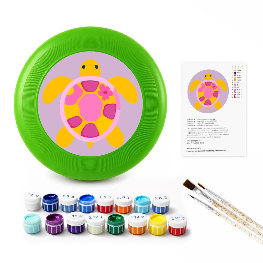 
Paint by Numbers - Frisbee | Pink Turtle