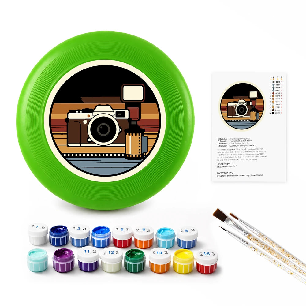 
Paint by Numbers - Frisbee | Retro Camera and Film