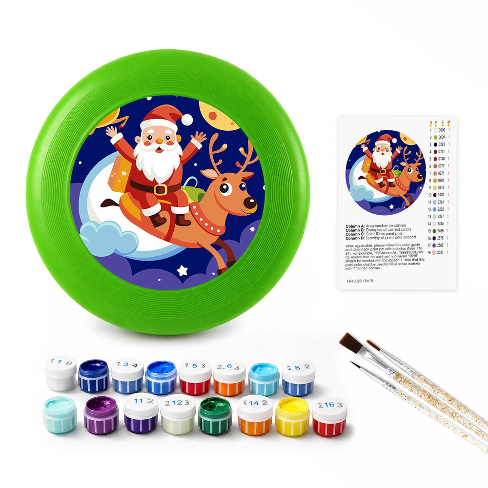 
Paint by Numbers - Frisbee | Santa's Reindeer Ride