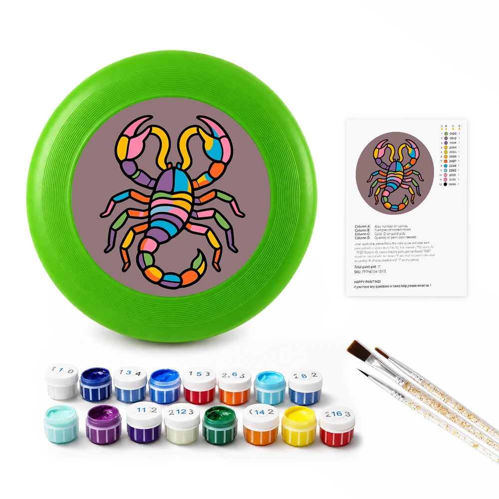 Paint by Numbers - Frisbee | Scorpio Sign