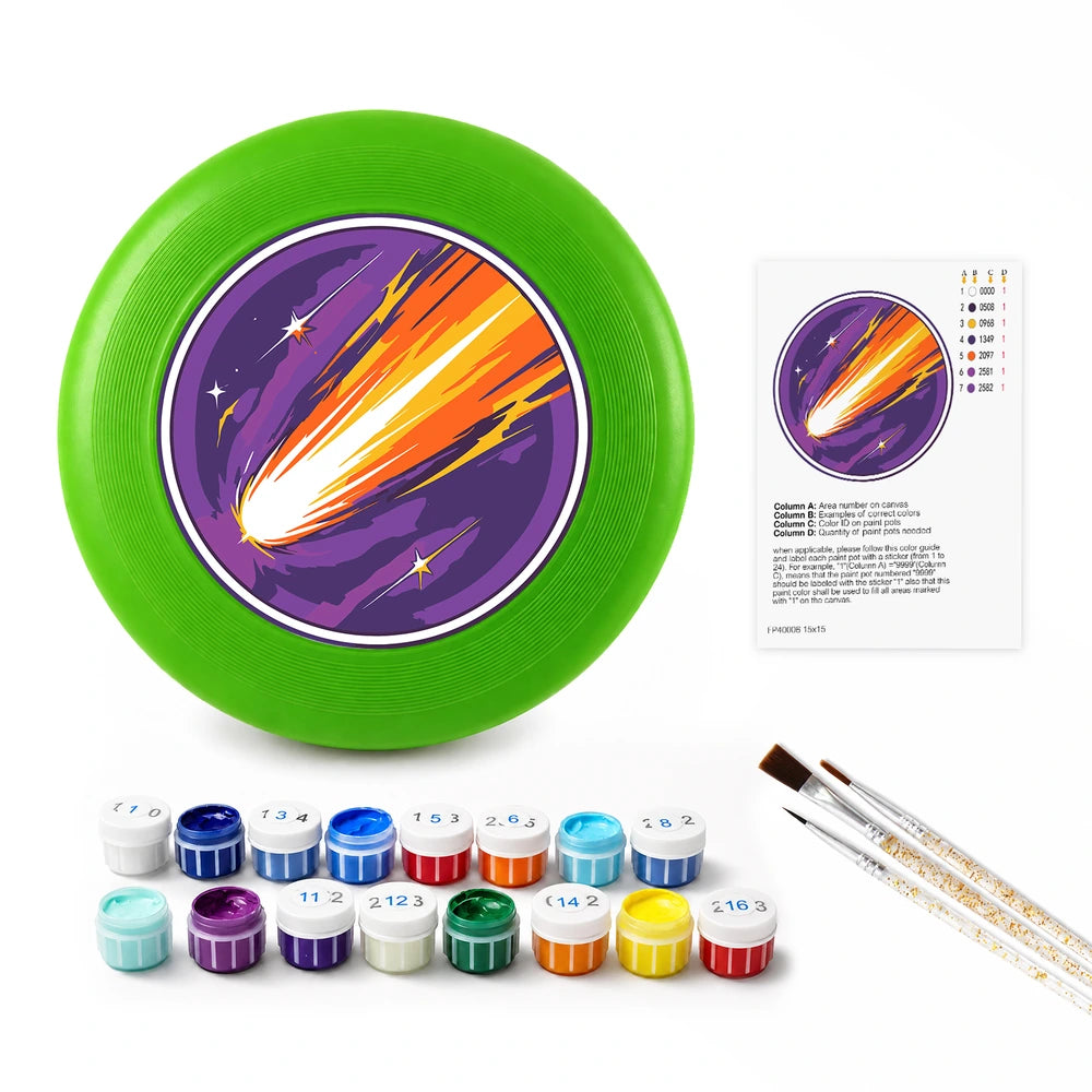 Paint by Numbers - Frisbee | Shooting Comet