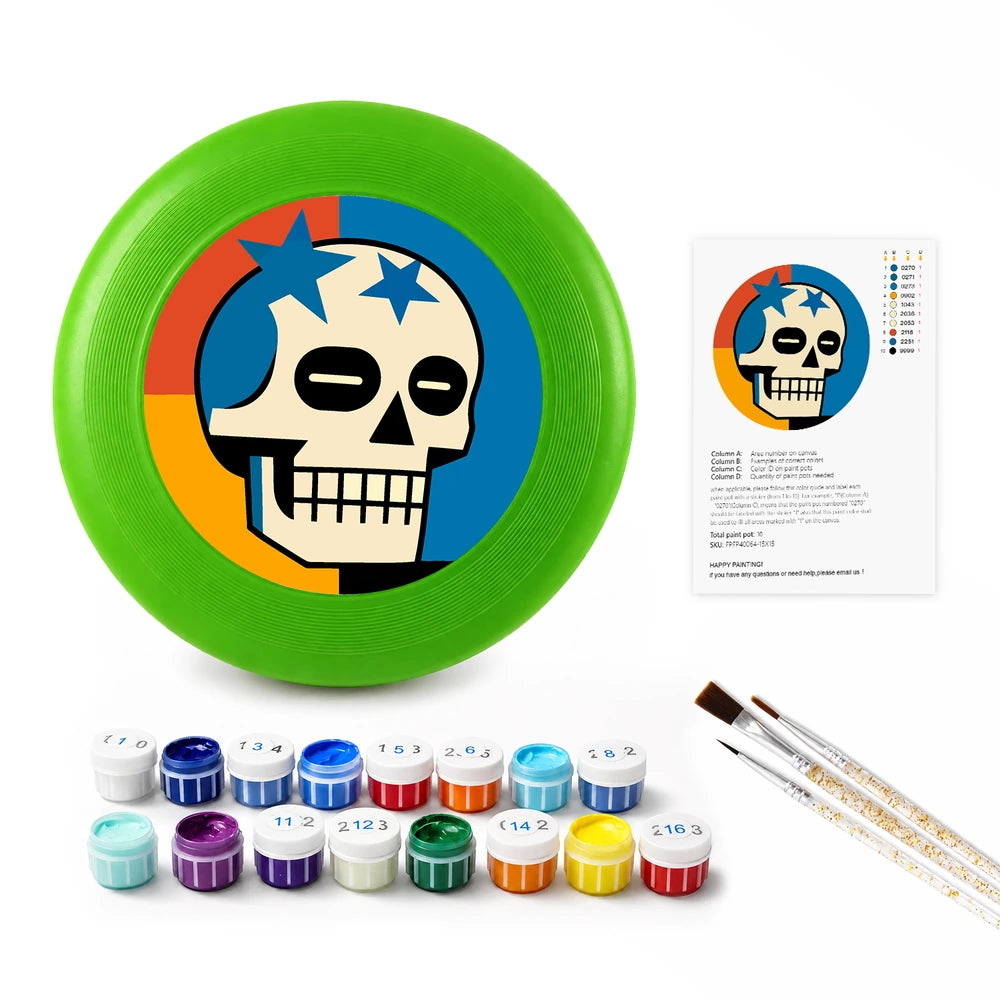 Paint by Numbers - Frisbee | Star Skull