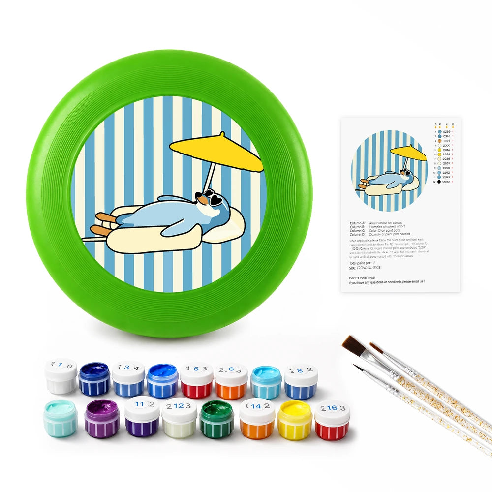 
Paint by Numbers - Frisbee | Sunbathing Seal