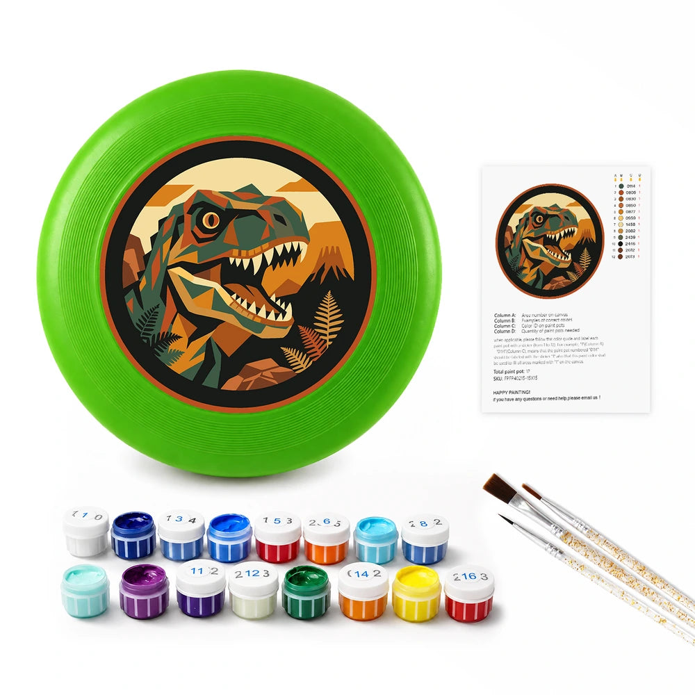
Paint by Numbers - Frisbee | T-Rex in the Forest