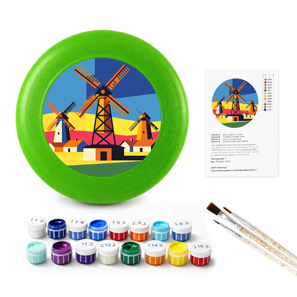 
Paint by Numbers - Frisbee | Village Windmills