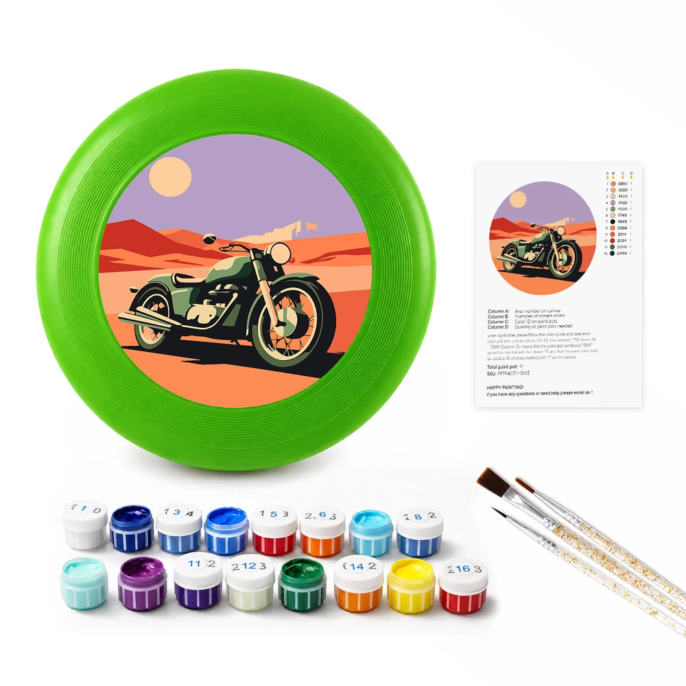 Paint by Numbers - Frisbee | Vintage Motorcycle