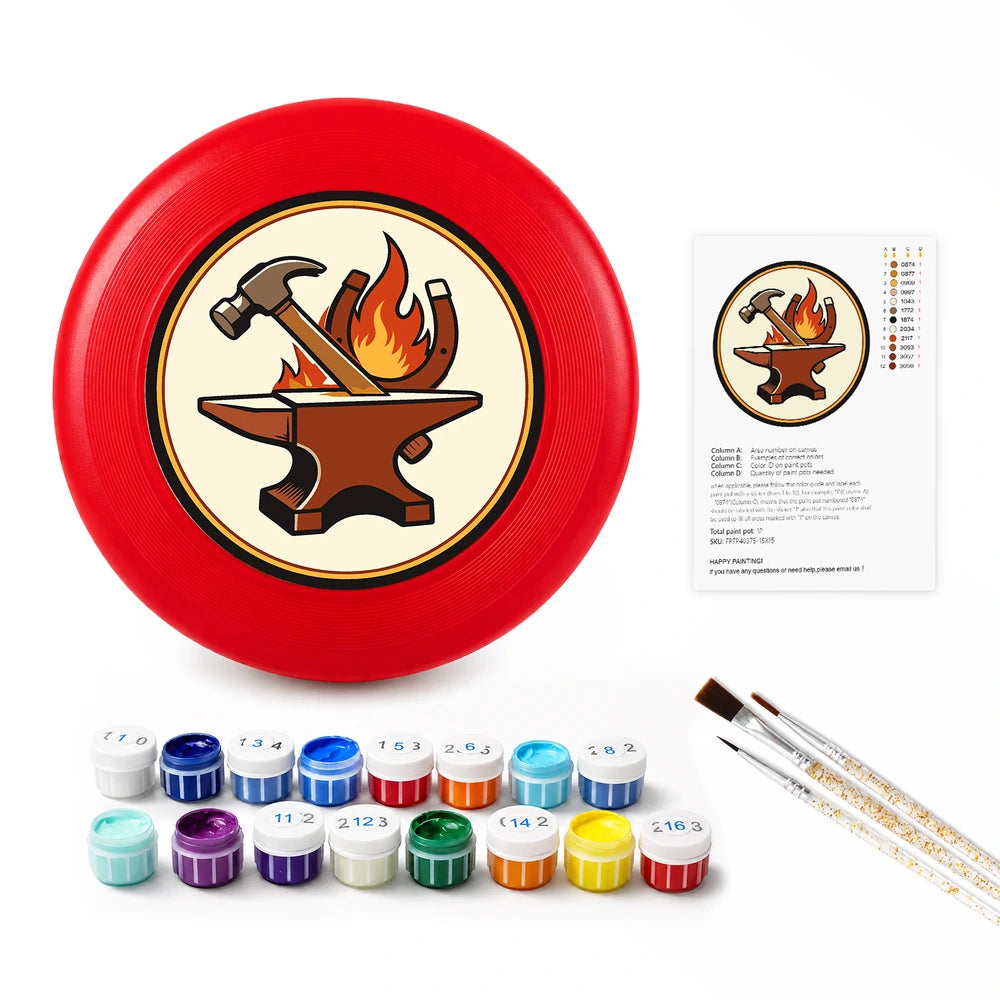 
Paint by Numbers - Frisbee | Anvil and Hammer
