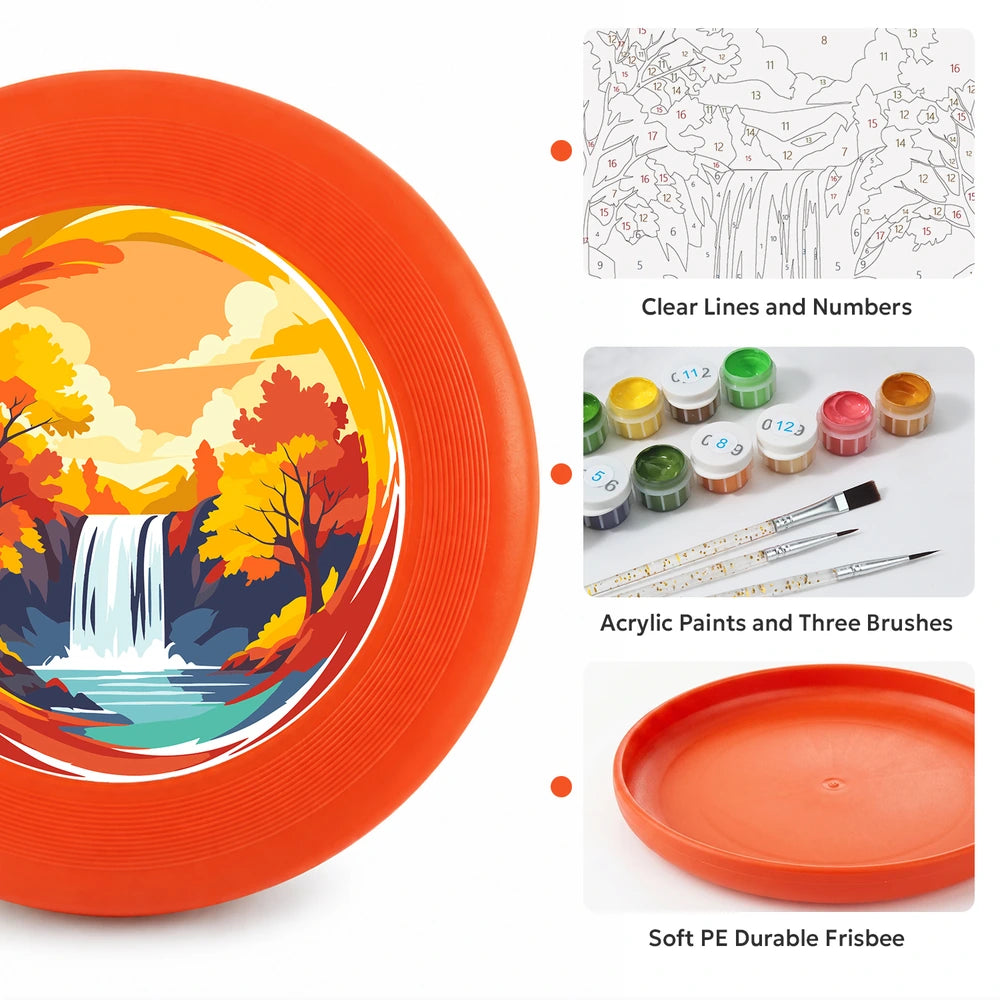 
Paint by Numbers - Frisbee | Autumn Waterfall