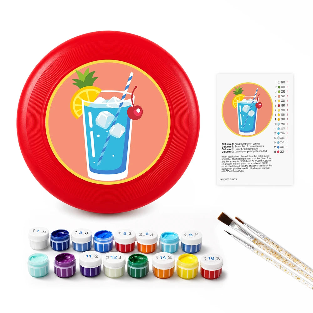 
Paint by Numbers - Frisbee | Blue Lagoon Cooler