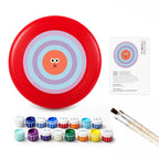 Paint by Numbers - Frisbee | Bullseye Face in Orange
