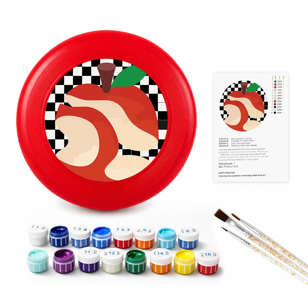 
Paint by Numbers - Frisbee | Checkerboard Apple