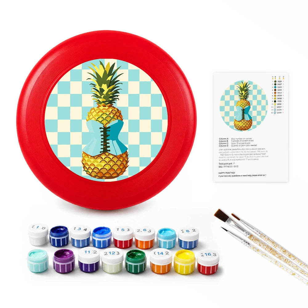 
Paint by Numbers - Frisbee | Checkerboard Pineapple