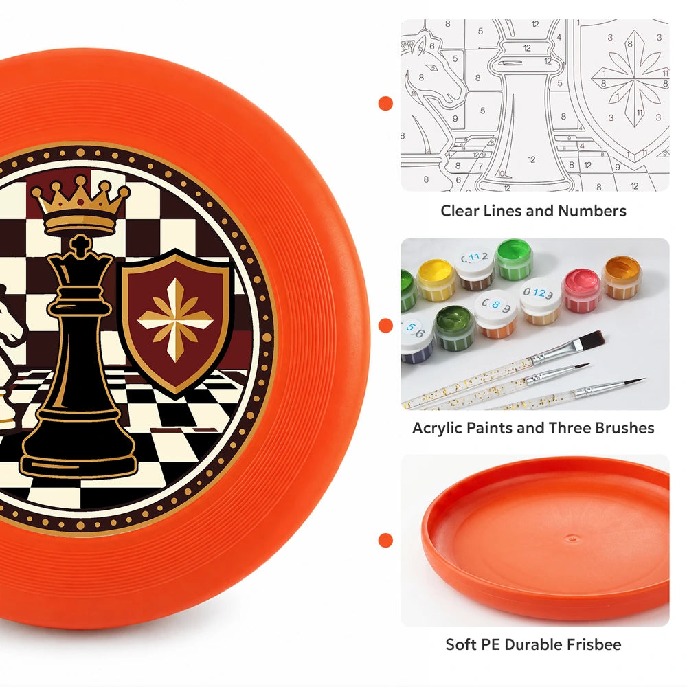 
Paint by Numbers - Frisbee | Chess Knight and King