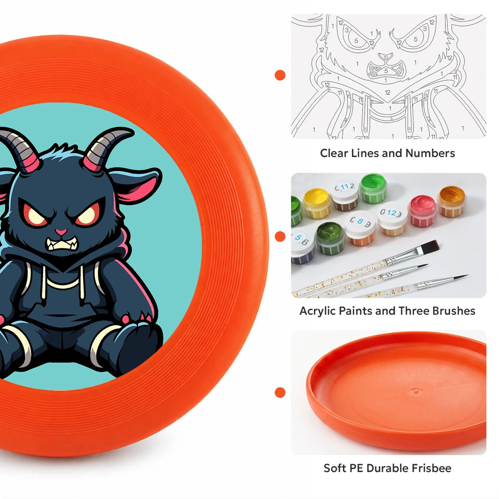 
Paint by Numbers - Frisbee | Dark Goat Character