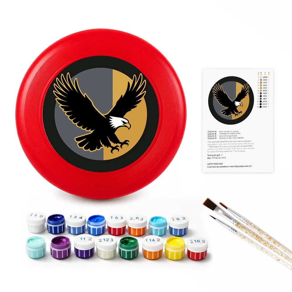 
Paint by Numbers - Frisbee | Eagle Emblem