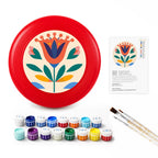 Paint by Numbers - Frisbee | Folk Bloom in Orange