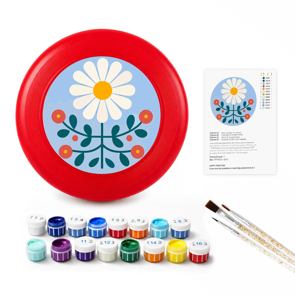 Paint by Numbers - Frisbee | Folk Daisy