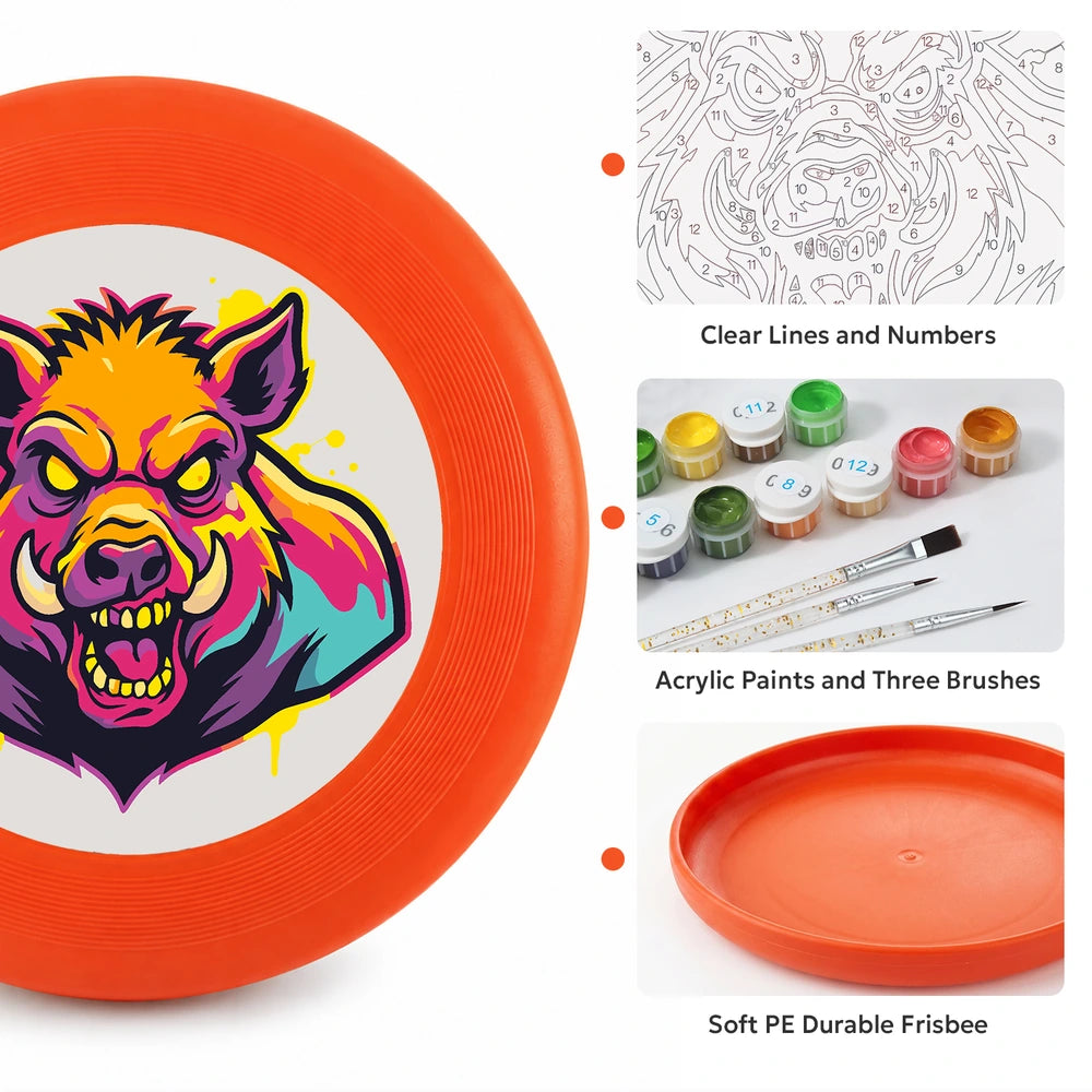 Paint by Numbers - Frisbee | Graffiti Boar