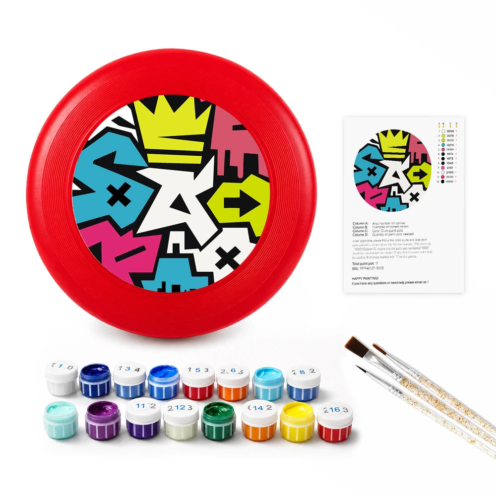 
Paint by Numbers - Frisbee | Graffiti Crown