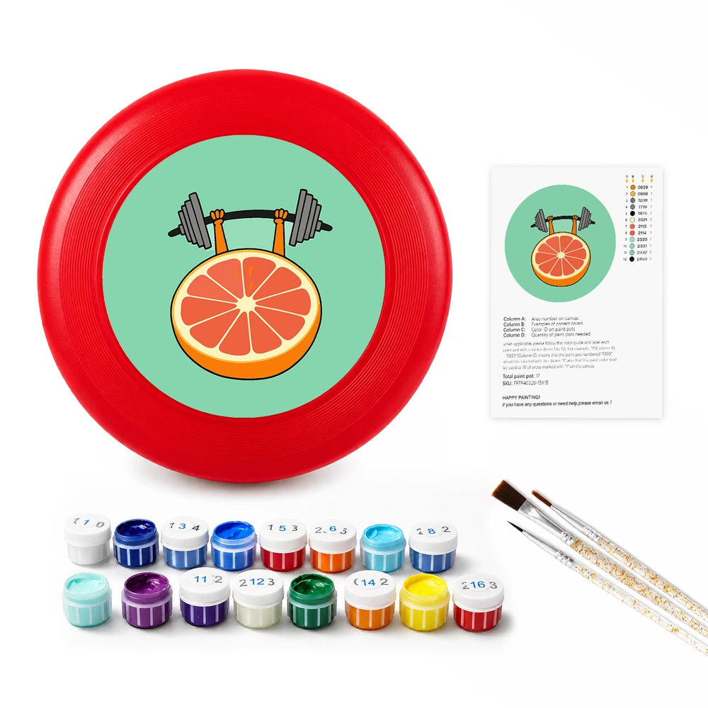 Paint by Numbers - Frisbee | Grapefruit Workout