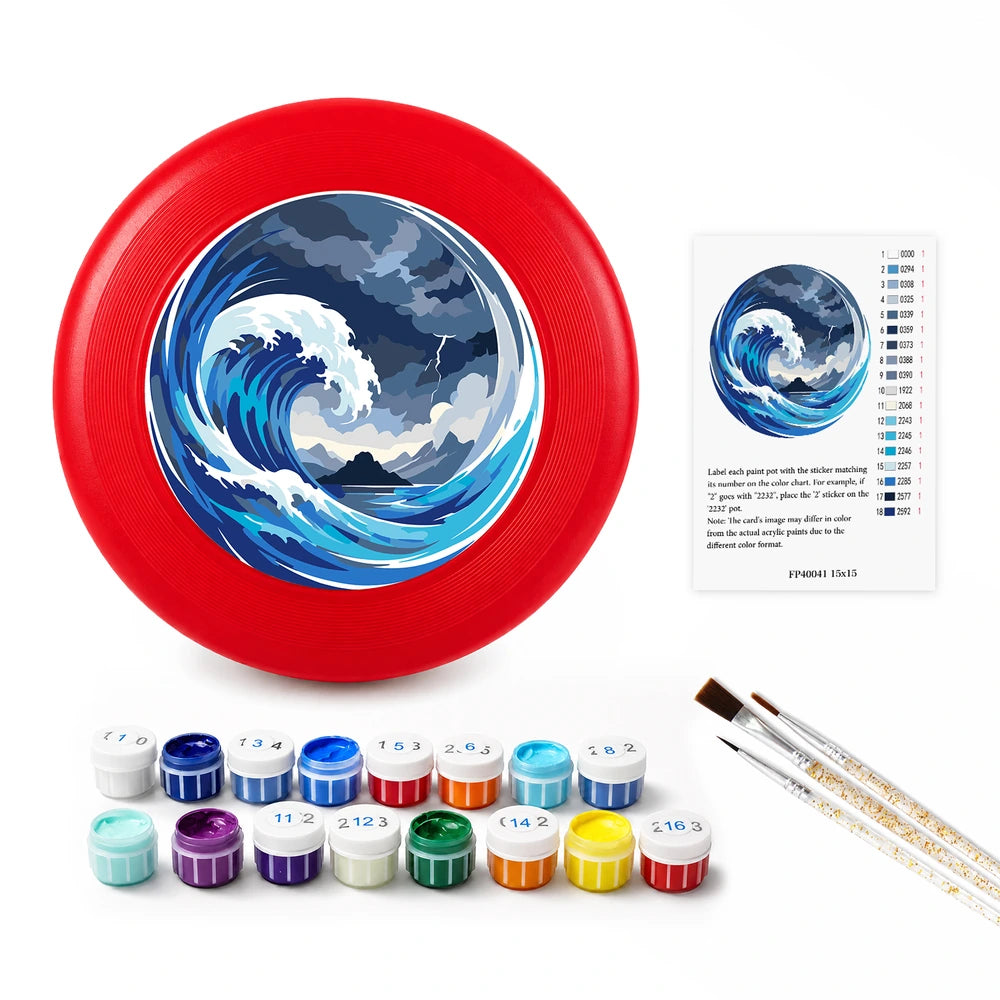 
Paint by Numbers - Frisbee | Great Blue Wave
