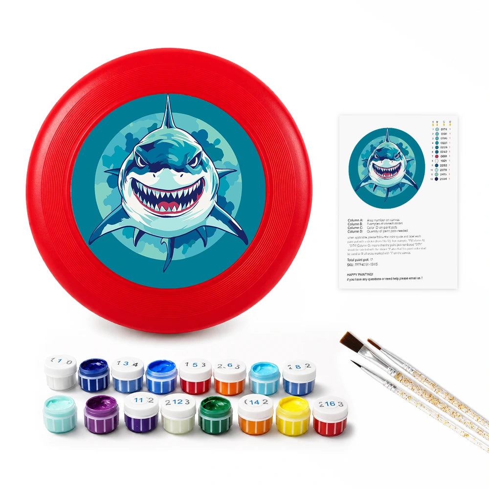 Paint by Numbers - Frisbee | Great White Shark