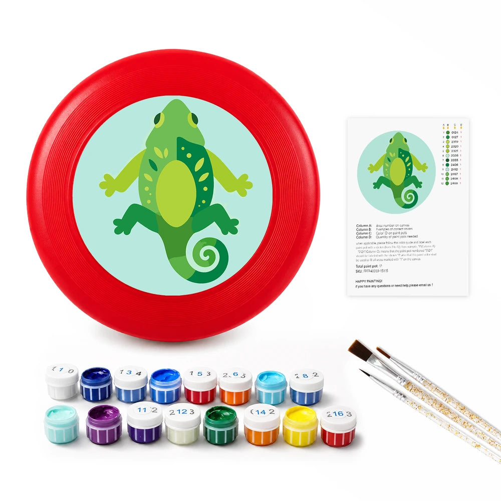 
Paint by Numbers - Frisbee | Green Gecko