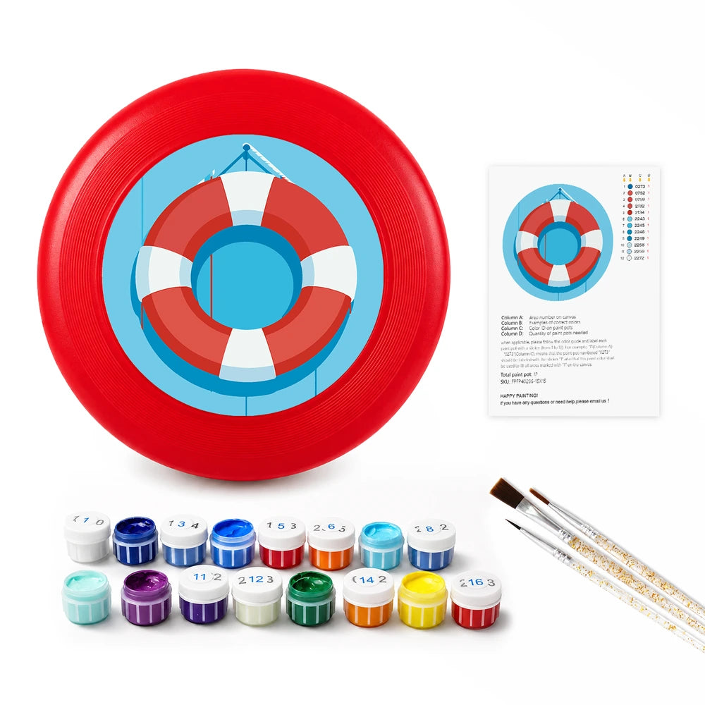
Paint by Numbers - Frisbee | Life Ring
