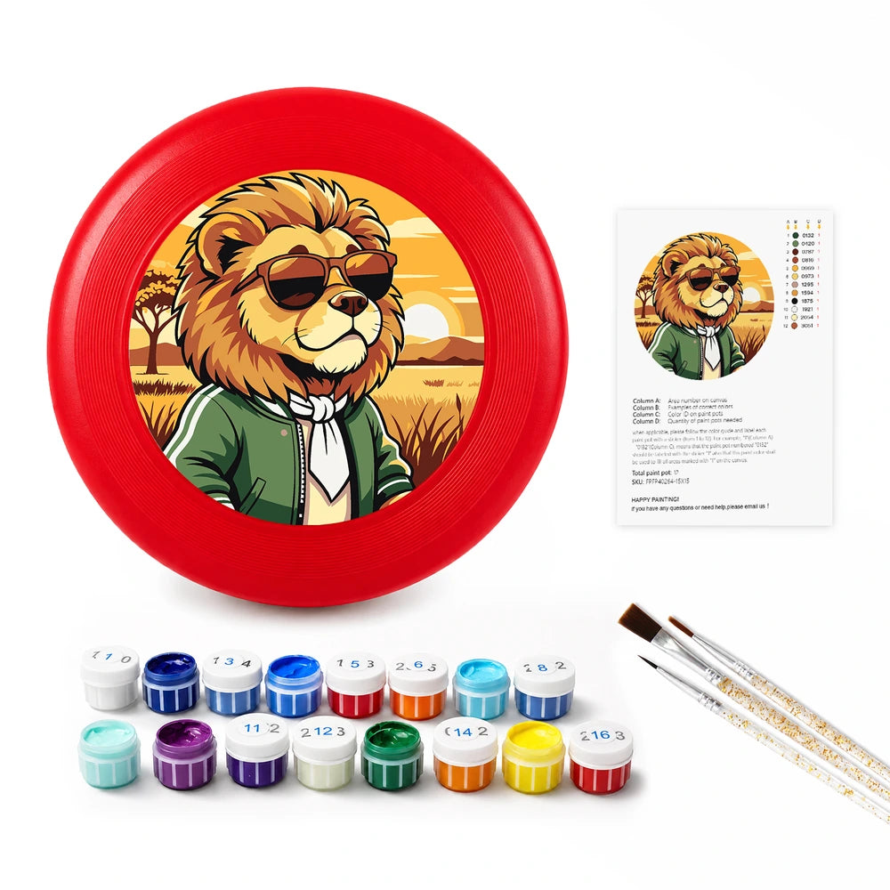 
Paint by Numbers - Frisbee | Lion in a Jacket