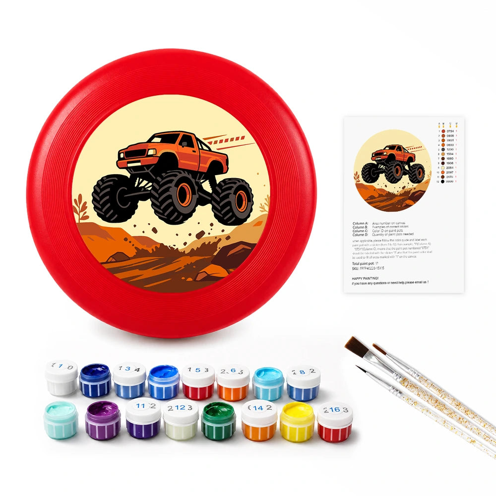Paint by Numbers - Frisbee | Monster Truck