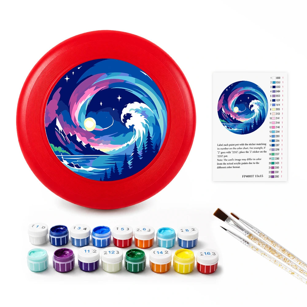 
Paint by Numbers - Frisbee | Moonlit Wave