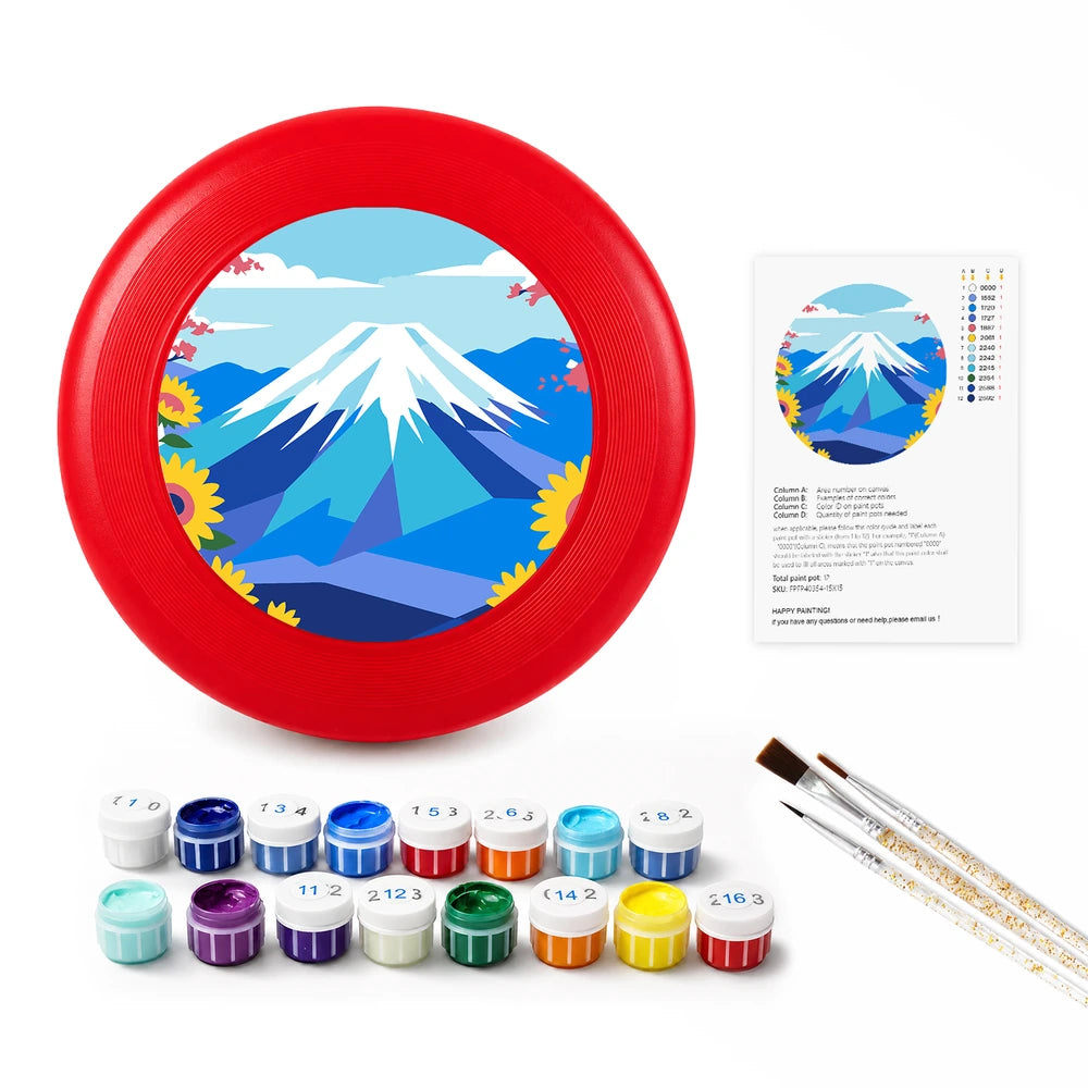 
Paint by Numbers - Frisbee | Mount Fuji in Bloom