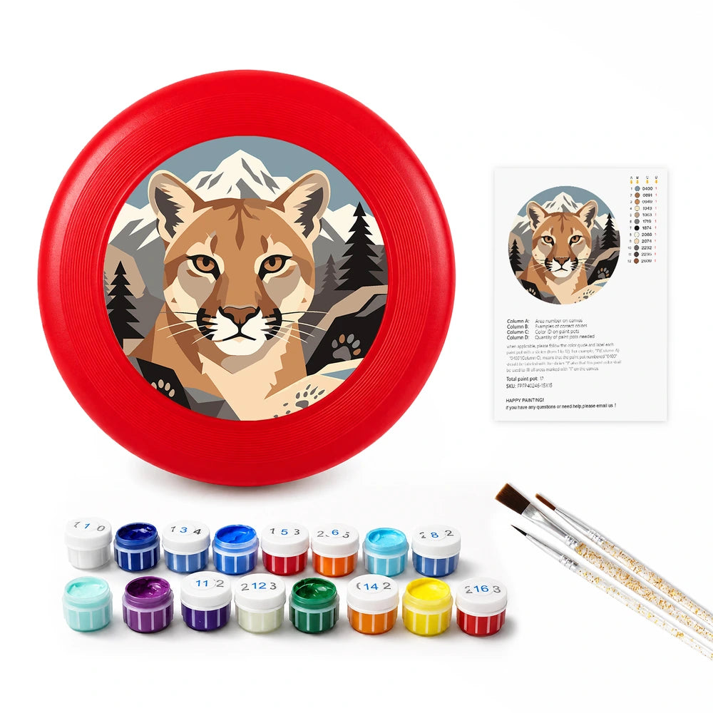 
Paint by Numbers - Frisbee | Mountain Cougar
